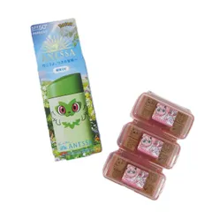 【新品・未開封】ポケモン2種 4個セット / ミニスタンプ フェアリータイプ ×3個 / 限定品 ANESSA 日焼け止め さらさらミルク (#D5R2B)