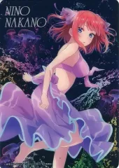 【中古】紙製品 中野二乃 ブラインドコレクションシート 「きゃらっとくじ 五等分の花嫁∽～Aqua fantasia～」 P賞