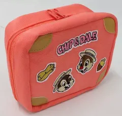 【中古】雑貨 チップ＆デール トラベルポーチ 「Happyくじ DISNEY SPRING VACATION 2022」 トラベルポーチ賞