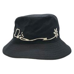 【未使用】DIOR HOMME ディオール オム Cactus Jack コラボ 22AW 帽子 バケットハット バケハ コットン ブラック [サイズ S]