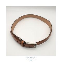 ORIHICA オリヒカ ベルト01 本革 オフィス ビジネス メンズ キャメル Lサイズ USED