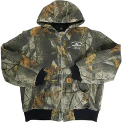 Size【M】 VINTAGE ヴィンテージ Carhartt Active Jacket Feded Realtree アクティブジャケット 緑 【中古品-良い】 20817516