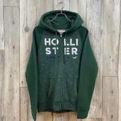 HOLLISTER ホリスター 裏起毛 スウェット ラグラン ジップ パーカー