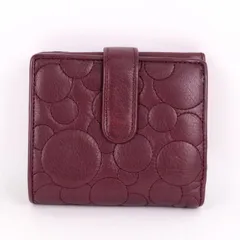 【新品・未使用品】Sybillaシビラ本革二つ折り財布・パシオンシリーズ・レッド Sybilla 二つ折り財布 プリント ユニーク 牛革 sybilla シビラ