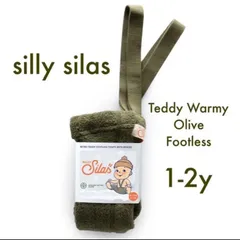 Silly Silas Teddy WARMY Footless olive