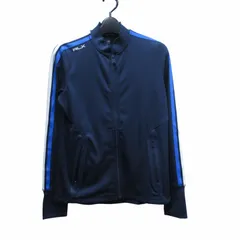 アールエルエックス ラルフローレン RLX RALPH LAUREN 美品 トラックジャケット ジャージ ブルゾン ライン 紺 ネイビー Sのサムネイル