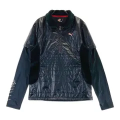 サイズ：L PUMA GOLF プーマゴルフ  2WAY ブルゾン  ブラック系 [240101503888] ゴルフウェア レディース ストスト