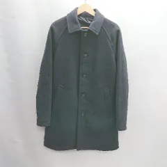 ◇ ⊇ GLOBAL WORK グローバルワーク シンプル 無地 長袖 ステンカラーコート サイズM ネイビー レディース E  【1501160045652】