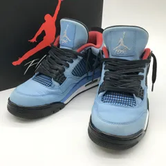NIKE ナイキ スニーカー AIR JORDAN 4 RETRO TRAVIS SCOTT 308497-406 トラヴィススコット シューズ カジュアル メンズ 27.5cm 靴 B14277◆