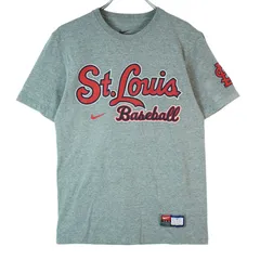 セントルイスカージナルス MLB ベースボールシャツ XL 海外古着 1点物◇MLBセントルイスカージナルス赤ベースボールシャツ古着