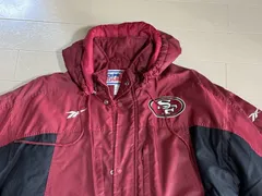 49ERS NFL プルオーバー ナイロンジャケット L フォーティーナイナーズ 古着 90s NFL San Francisco 49ers フォーティナイナーズ PU