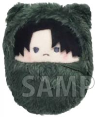 [Used] Plush mascot/plush badge Levi Attack Titan"Kurumitapinui"