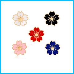【TOUFEIYUAN】 桜 ピンバッジ結婚式 春 入学式 卒業式 5枚セット