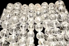 虹入り ホワイトガーデンクォーツ　14mm　ブレスレット 1個売り  パワーストーン 天然石 _BG5632-14