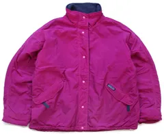 裏地リーフ柄フリース92年USA製パタゴニア/ソフトシェルキャプリーン・コート 裏地リーフ柄フリース92年USA製パタゴニア/ソフトシェルキャプ