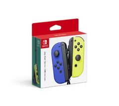 Nintendo Switch Joy-Con ブルー/ネオンイエロー - メルカリ