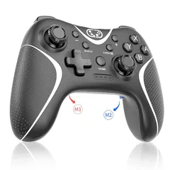 Switch コントローラー 2024アップグレード Sungale スイッチ プロコン 自動連射/連射ホールド 背面ボタン付き マクロ機能 Bluetooth5.0接続 6軸ジャイロセンサー 10時間連続使用 連射コン Switch/PC/iOS13.0+/