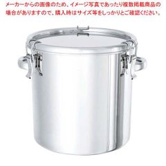 業務用 日東金属工業 ステンレス製 18-8 33リットル 密閉保存容器