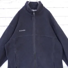 Columbia コロンビア 企業物 hp刺繍ロゴ 刺繍ロゴ ジップアップ フリース ジャケット MEN'S L ブラック 黒 20200650