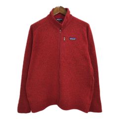 patagonia パタゴニア ベターセーター フリースジャケット アウトドア レッド(メンズ XL)中古 古着 U3060