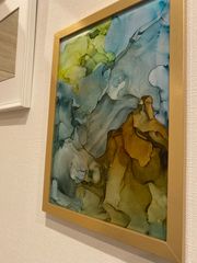 アルコールインクアート　原画　A4