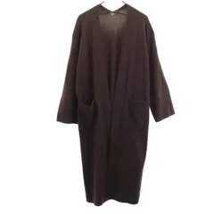 ミラオーウェン 長袖 ロング カーディガン 0 ブラウン系 Mila Owen レディース 古着 【231227】