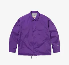 【美品】Supreme Champion コラボ コーチジャケット パープル M 美品】Supreme Champion コラボ コーチジャケット パープル M