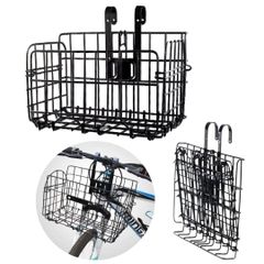 【人気商品】折りたたみ 折り畳み カゴ 脱着式 自転車バスケット 前かご 買い物かご 自転車かご 後ろかご EINEY 耐荷重20kg