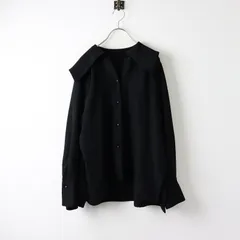 アダムエロペ ビッグオープンカラーブラウス フリーサイズ ホワイト とろみ ADAM ET ROPÉ FEMME(アダム エ ロペ ファム) / ビッグオープン
