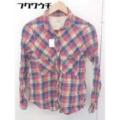 ◇ JOURNAL STANDARD L'ESSAGE ジャーナルスタンダード チェック 長袖 シャツ ブラウス レッド系 レディース  【中古】 【1112040001455】