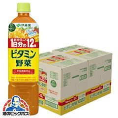 野菜ジュース 伊藤園 ビタミン野菜 ペット 740g×2ケース/30本(030)『ITO』【沖縄・離島配送不可】