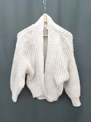 ◇ H&M エイチアンドエム 長袖 ニット カーディガン サイズ160/88A ライトベージュ系 レディース P  【1405290003226】