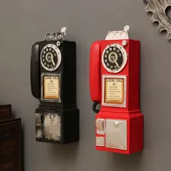 希少◆ヴィンテージ　アメリカ壁掛け式電話機　レトロ電話器　アンティーク　ジャンク 希少◇ヴィンテージ アメリカ壁掛け式電話機 レトロ電話器