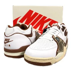 NIKE ナイキ × STUSSY 品番 FD6475-100 AIR FLIGHT 89 LOW SP シューズ 白×ブラウン系 サイズUS12=30cm 正規品 / 33239