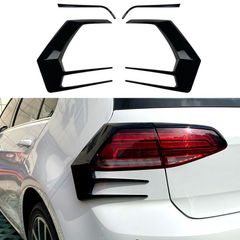 【送料無料】VW ゴルフ7.5 MK7.5 2016-2019 テールライト ガーニッシュ ピアノブラックCYB105人気注目