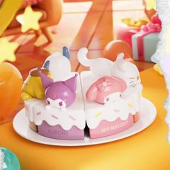 サンリオ バースデーケーキ 小物入れ ハローキティ ポムポムプリン マイメロディ クロミ シナモロール ポチャッコ 文房具 可愛い/かわいい