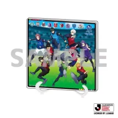【中古】アクリルスタンド・アクリルパネル 01.集合デザインA(描き下ろしイラスト) アクリルアートボード 「ブルーロック×Jリーグ」
