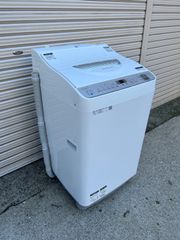 【東京23区及び近郊限定】送料無料美品2018年5.5k全乾燥洗濯機 SHARP