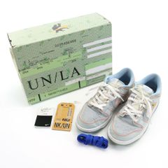 ナイキ ユニオン コラボ ダンク ロー アルゴン スニーカー 27.5 サイキックブルー NIKE x UNION DJ9649-400 箱付き メンズ