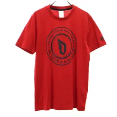 adidas アディダス 半袖 Tシャツ L レッド レディース 古着