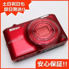 超美品 COOLPIX S6400 グロッシーレッド 即日発送 デジカメ Nikon デジタルカメラ 本体 土日祝発送OK 04000