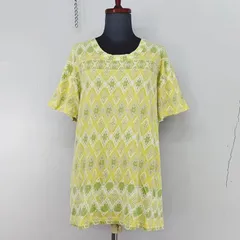 CABANE de ZUCCa　M サイズ　Tシャツ　イエロー　日本製　カバンドズッカのサムネイル