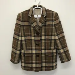 美品 希少 ダックス ハウスチェック ベージュジャケット ショートコート 2025年最新】Daks レディース ジャケット・アウター その他の