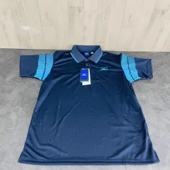 新品 タグ付き MIZUNO ミズノ Tシャツ ポロシャツ Mサイズ C2JAAC0314 #49234 ネイビー 吸汗速乾 トレーニング ランニング スポーツ / 55244