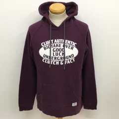 CLUCT クラクト パーカー 長袖 ロゴプリント プルオーバ