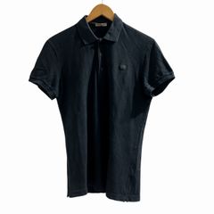 BOTTEGA VENETA ポロシャツ 半袖　ブラック ブラック（黒）系 BOTTEGA VENETA(ボッテガヴェネタ) ポロシャツ
