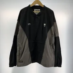 【中古】TIGHTBOOTH　綿混プルオーバー　サイズL　ブラック/グレー　タイトブース  △破れ有[19]のサムネイル