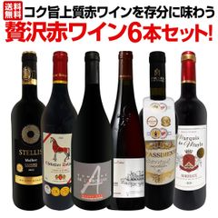 第44弾！当店≪極≫厳選！赤ワイン好きならこのセット！格別の美味しさ！コク旨上質赤ワインを存分に味わう贅沢赤ワイン6本 