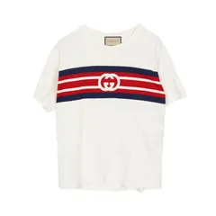 グッチ GUCCI カットソー インターロッキングG 616036 コットン Tシャツ メンズ Used Aのサムネイル