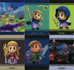 【中古】クリアファイル 全6種セット A4クリアファイル 「ゼルダの伝説 知恵のかりもの×ローソン」 対象商品購入特典のサムネイル